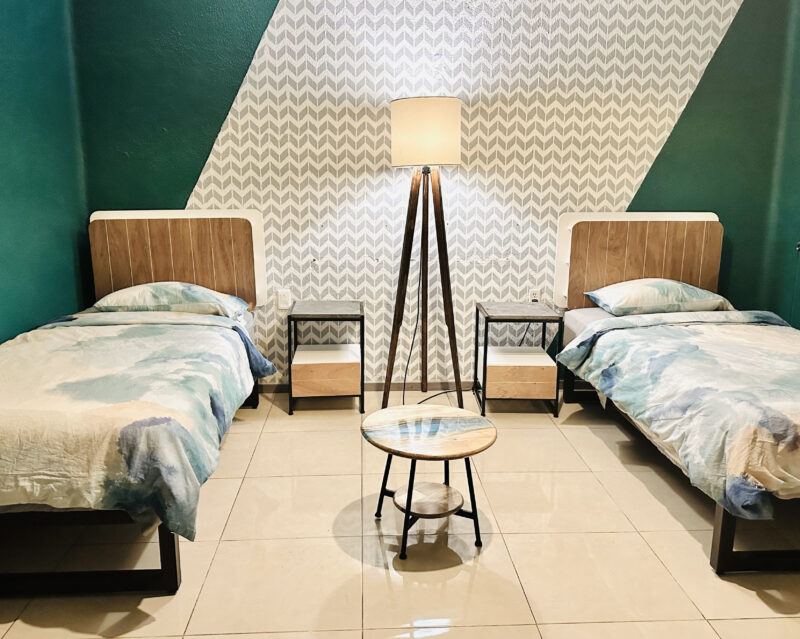 Twin private room in Mexico City