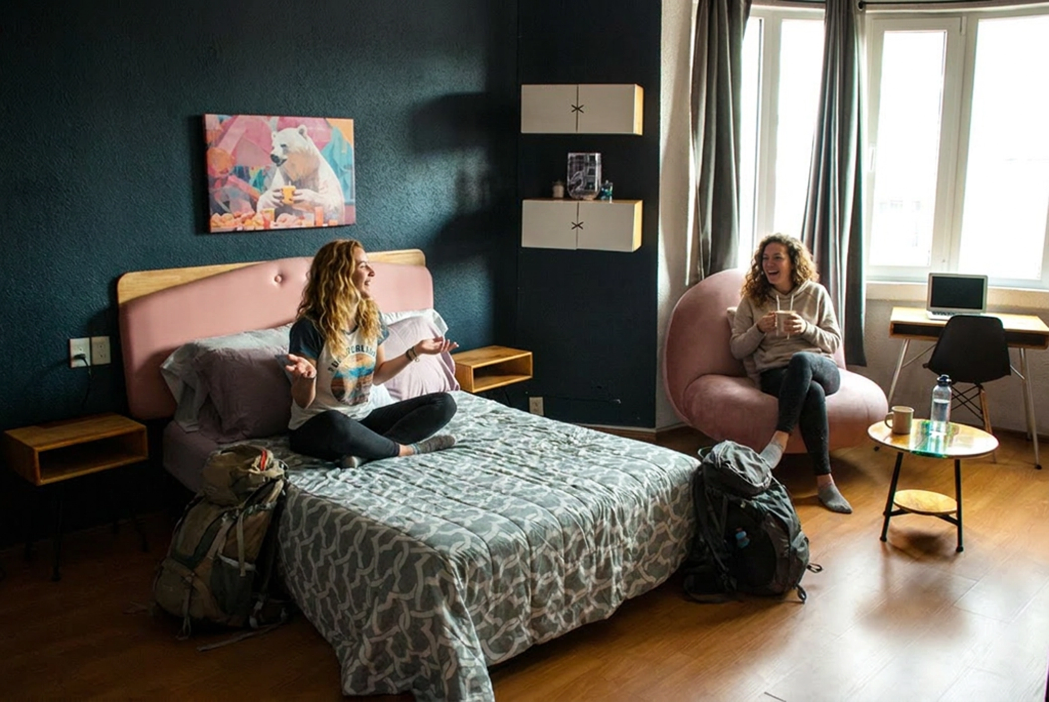 Wanderlust District room — no A/C needed in Mexico City